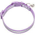 Resd Reflective Breakaway Cat Collar 20-32 cm Lavender with Bell - Product view